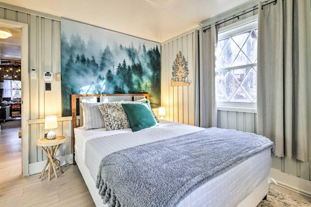 Stylish And Cozy Cabin, Walking Distance To Big Bass Lake Gouldsboro Exterior foto